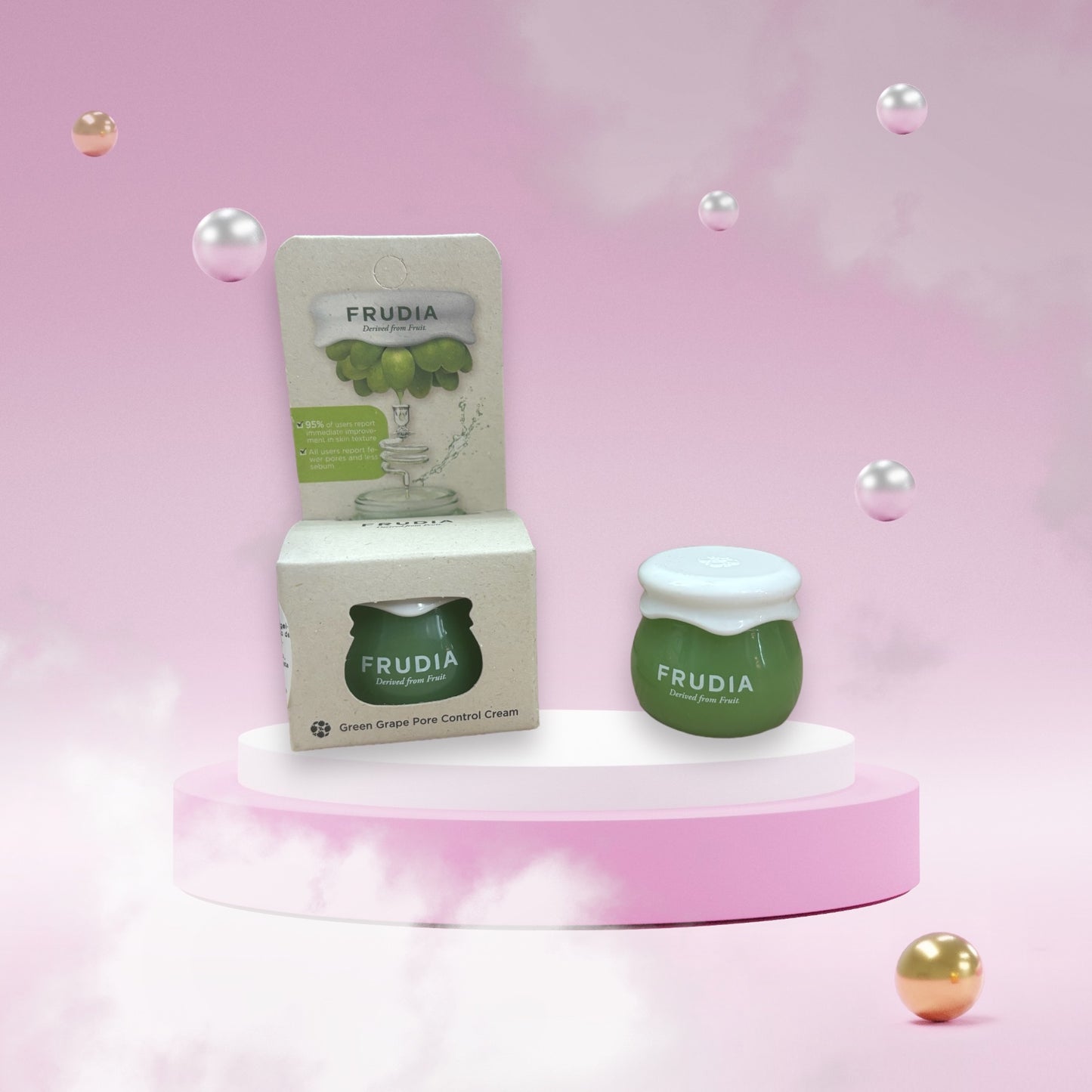 Crema control de poros frudia ( cosmetica coreana)