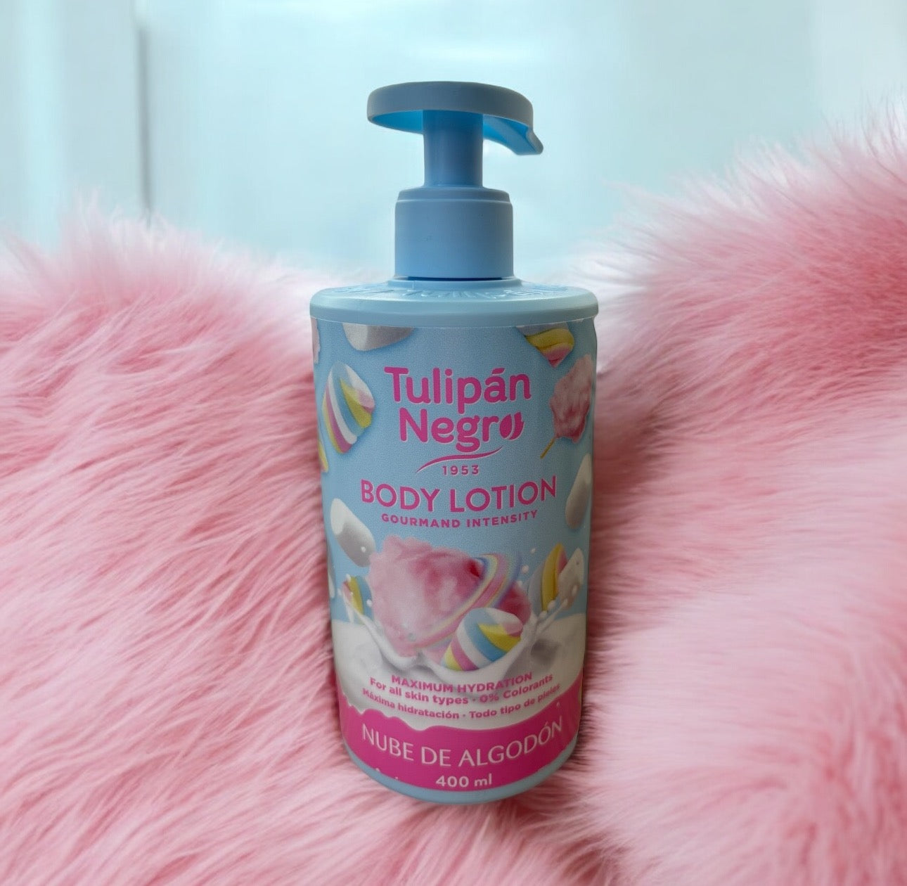 Body lotion nube de algodón