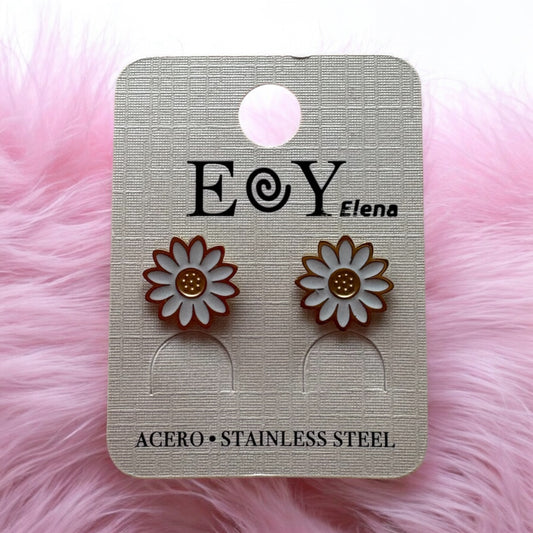 Pendientes flor