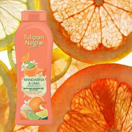 Gel de baño mandarina y lima