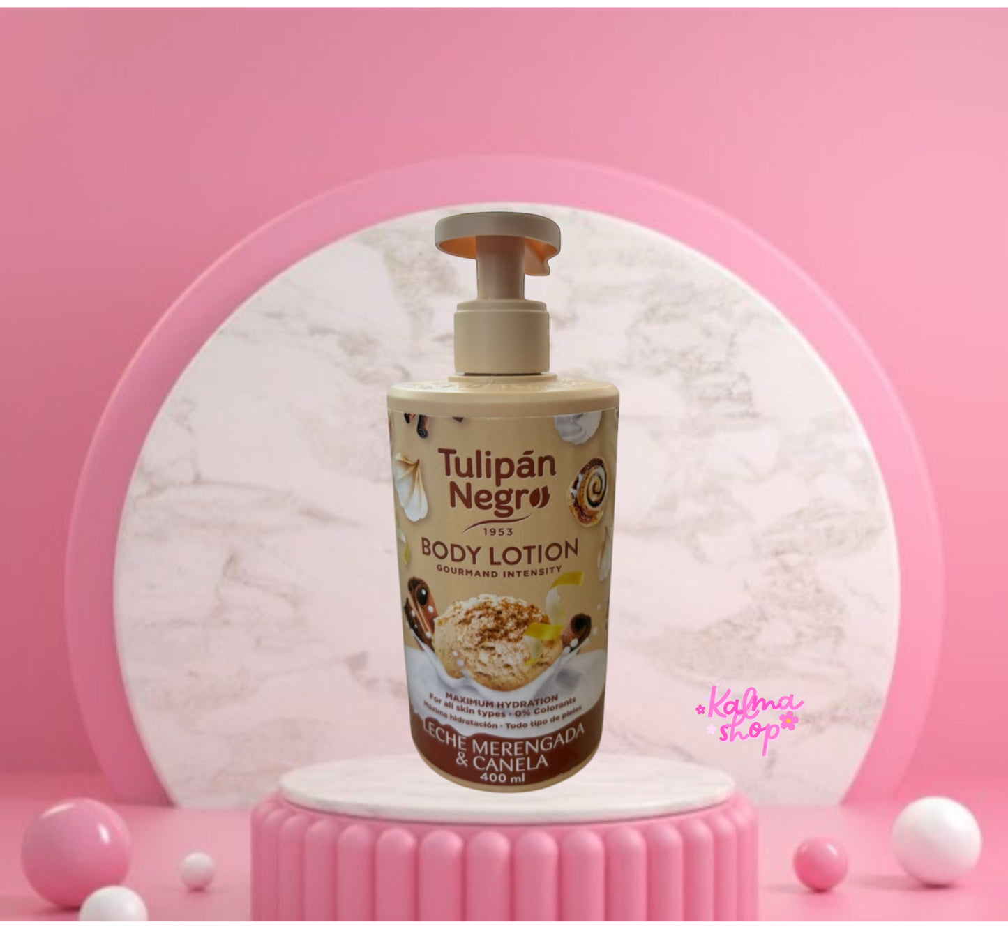 Body lotion leche merengada y canela