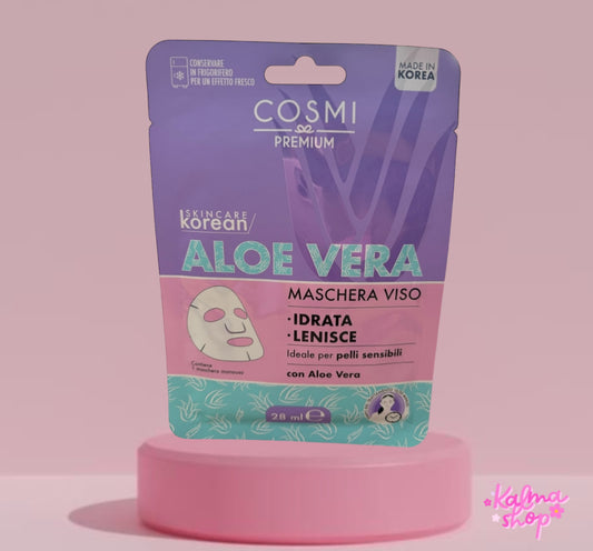 Mascarilla cosmetica coreana aloe vera