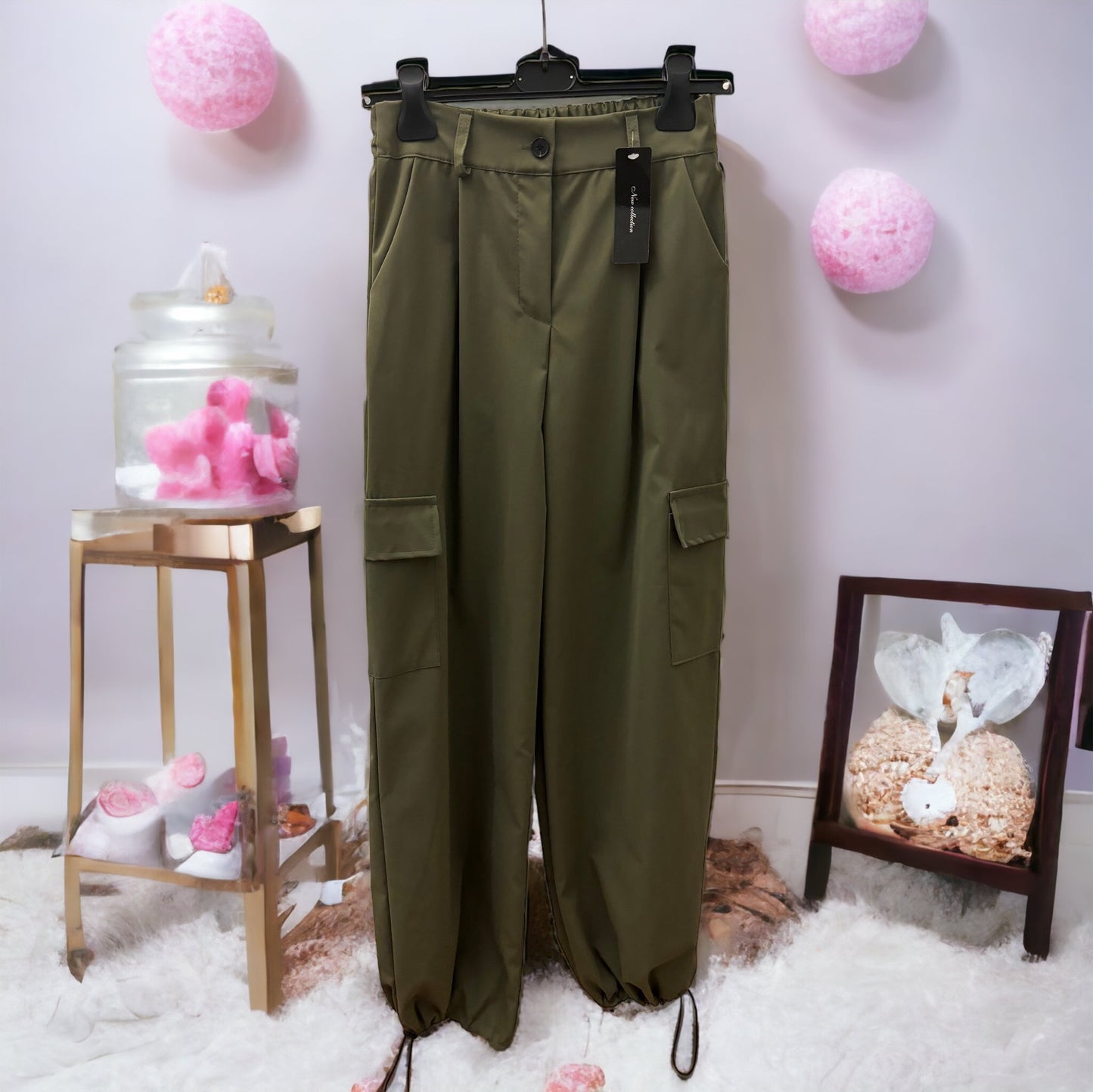 Pantalon de cargo verde